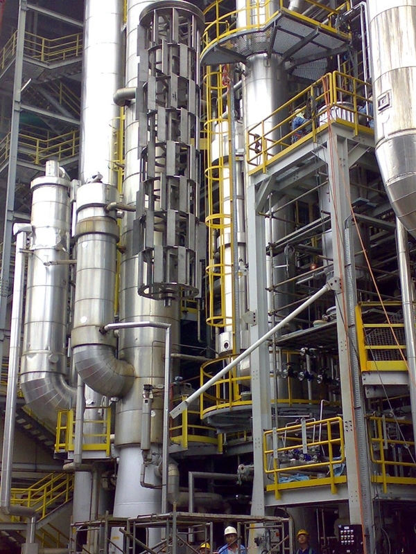 SS เครื่องจักรโรงงานเคมี บรรยากาศ กรองทราย Chiller Tower
